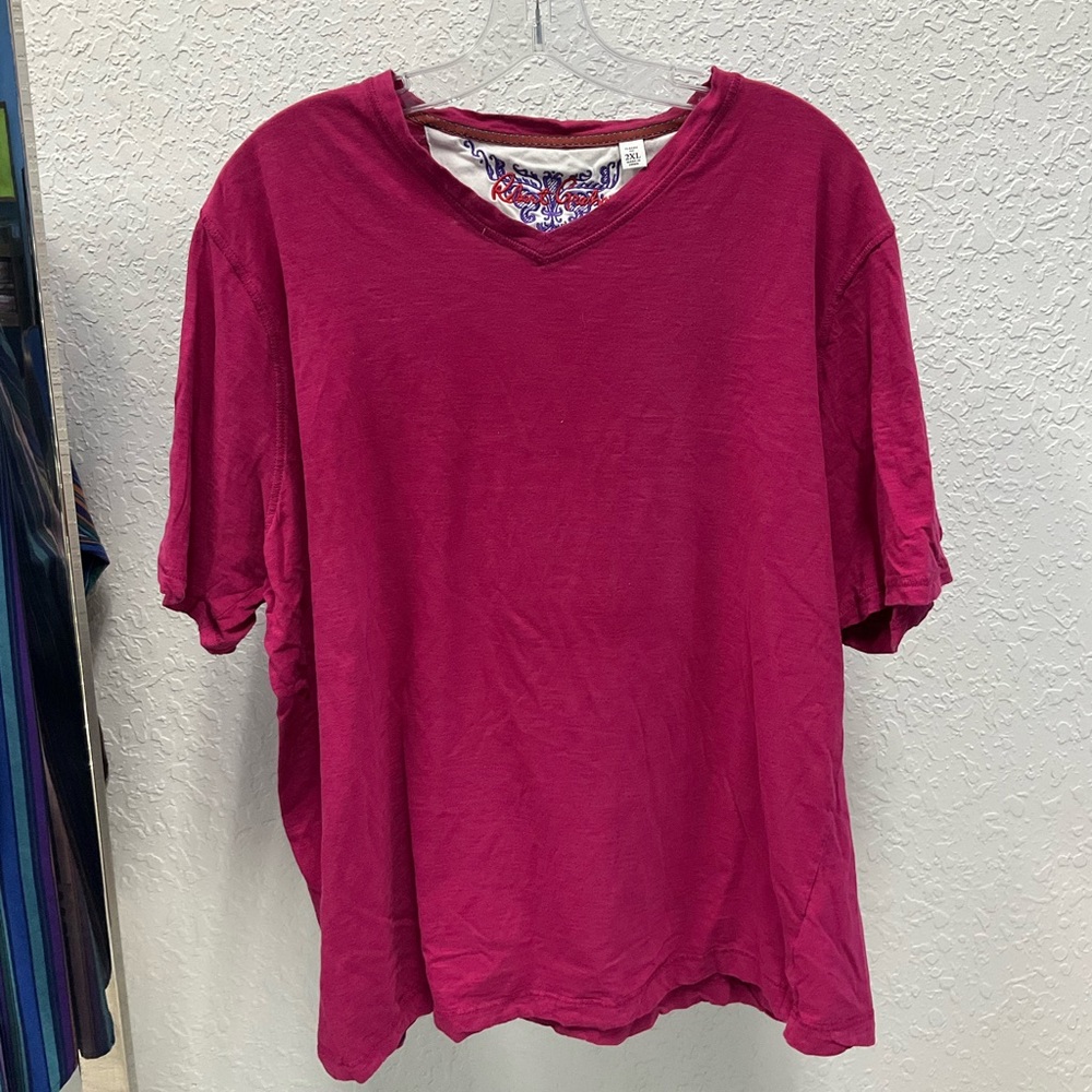 Robert Graham Pink T-Shirt, 2XL